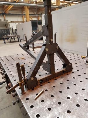 Soudure d'un ber Cradle B dans notre atelier